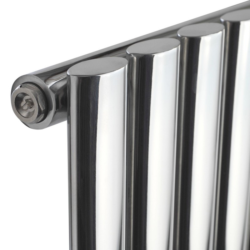 Queen Chrome Designer Radiator 1380 x 500mm