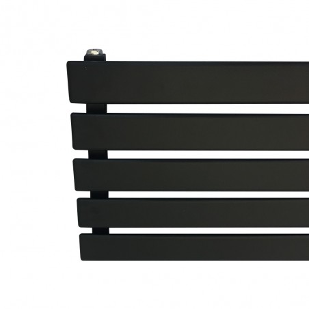 King Black Designer Radiator - 1850 x 360mm