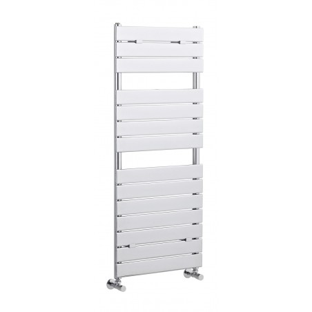 Chrome Flat Panel Designer Towel Rail - 500 x 1213mm