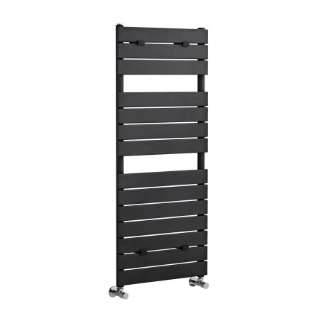 Anthracite Flat Panel Designer Towel Rail - 500 x 1213mm