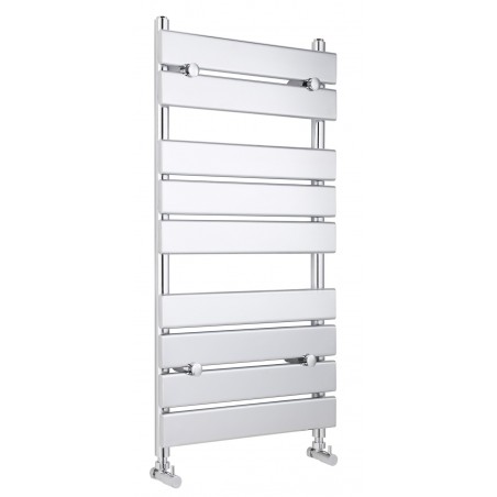 Piazza Chrome Heated Towel Rail - 500 x 950mm