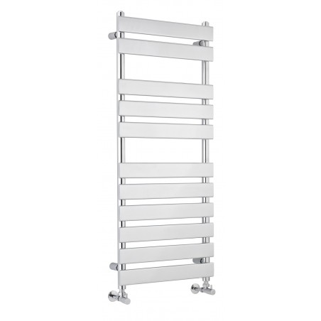 Piazza Chrome Heated Towel Rail - 500 x 1200mm