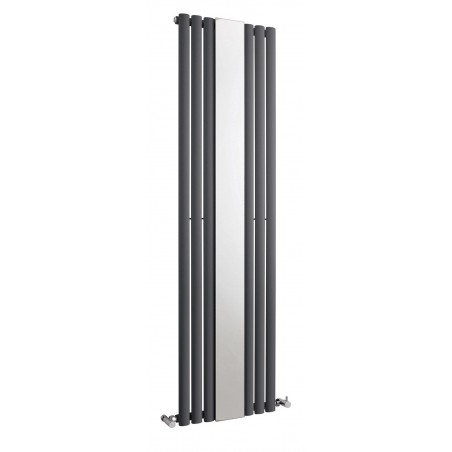 Revive Anthracite Single Panel Mirror Radiator - 499 x 1800mm