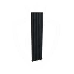 Ultraheat Linear Designer Black Double Radiator - 374 x 1500mm