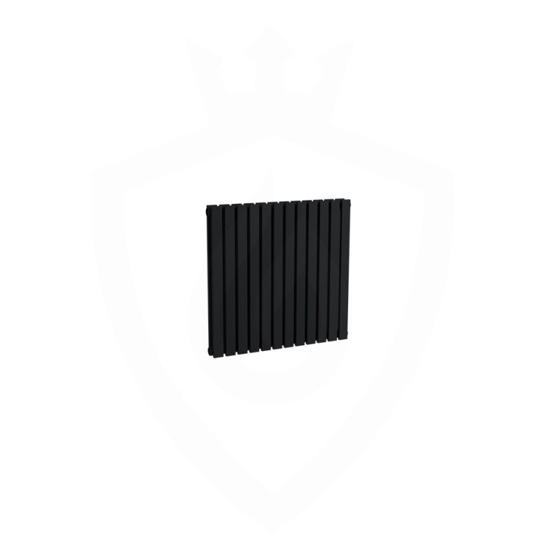 Ultraheat Linear Designer Black Double Radiator - 639 x 600mm
