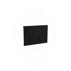 Ultraheat Linear Designer Black Double Radiator - 851 x 600mm