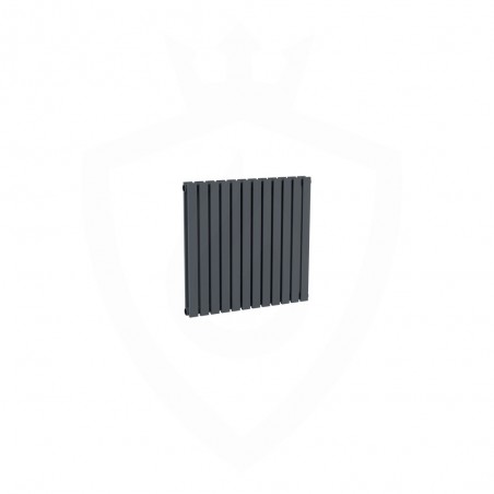 Ultraheat Linear Designer Anthracite Double Radiator - 639 x 600mm