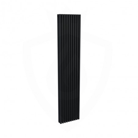 Ultraheat Klon Designer Black Double Radiator - 383 x 1800mm