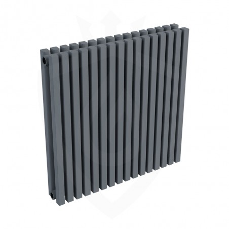 Ultraheat Klon Designer Anthracite Double Radiator - 611 x 600mm