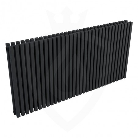 Ultraheat Klon Designer Black Double Radiator - 1219 x 600mm