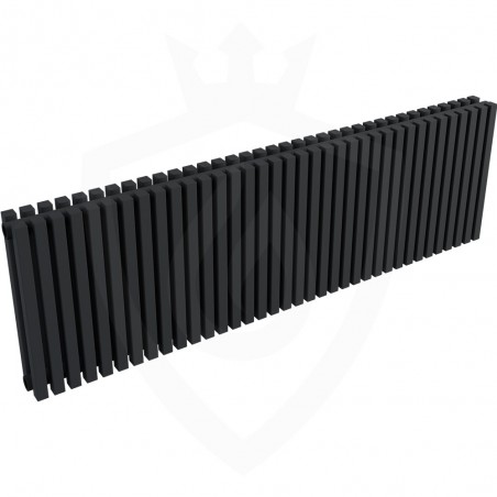 Ultraheat Klon Designer Black Double Radiator - 1219 x 420mm