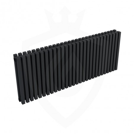 Ultraheat Klon Designer Black Double Radiator - 1067 x 420mm