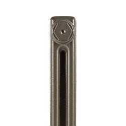 Neo Georgian 2 Column Cast Iron Radiator - 490mm High - Profile View