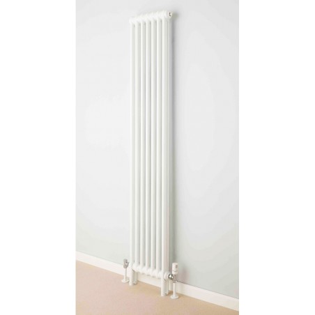 Supplies 4 Heat Cornel 2 Column White Vertical Radiator