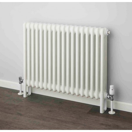 Supplies 4 Heat Cornel 3 Column White Horizontal Radiator