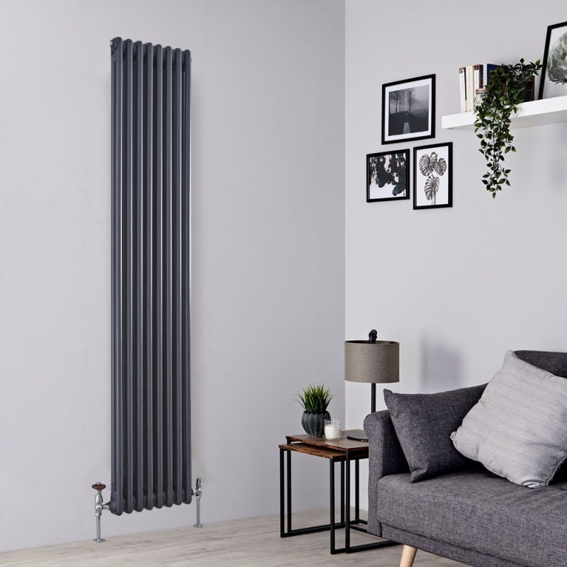 Supplies 4 Heat - Cornel 2 Column Graphex Vertical Radiator Supplies 4 Heat - Cornel 2 Column Graphex Vertical Radiator