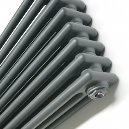 Supplies 4 Heat - Cornel Textured Anthracite 3 Column Horizontal Radiator