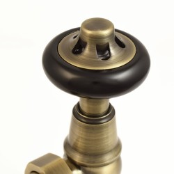 Admiral Angled Thermostatic Radiator Valve Handle - Antiqued Brass