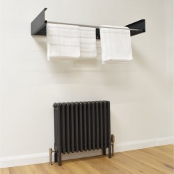 Foldable Wall Mounted Towel Hanger - Anthracite