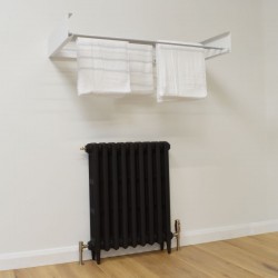 Foldable Wall Mounted Towel Hanger - White