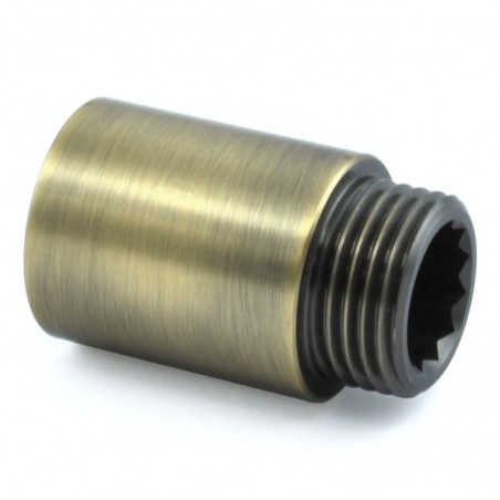 30mm Rigid Radiator Valve Extension 1/2 inch BSP - Antique Brass