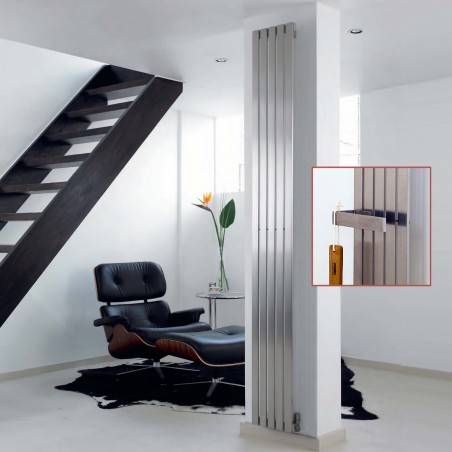 AEON Radiators - Lunar Brushed Stainless Steel Radiators