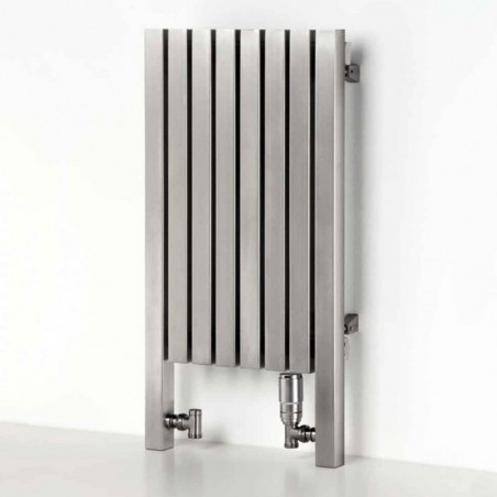 AEON Radiators - Arat Floor Standing Brushed Stainless Steel Radiators
