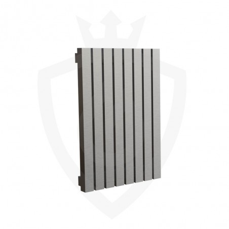 AEON Radiators - Kare Wall Mounted Brushed Stainless Steel Radiators