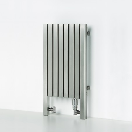 AEON Radiators - Dalya Floor Standing Brushed Stainless Steel Radiators