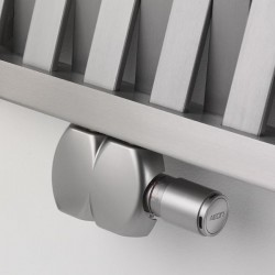 AEON Radiators - Wave Brushed Stainless Steel Radiators - Closeup