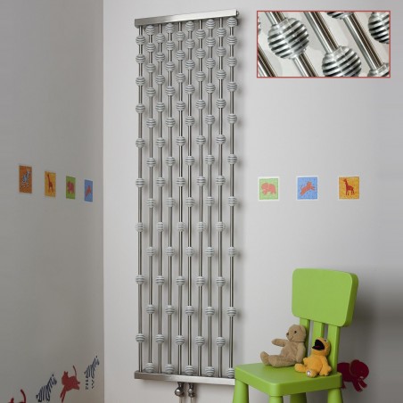 AEON Radiators - Abacus Brushed Stainless Steel Radiators