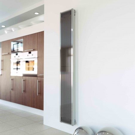 AEON Radiators - Stria Brushed Stainless Steel Radiators