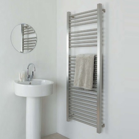 AEON Radiators - Serhad Brushed Stainless Steel Towel Rails