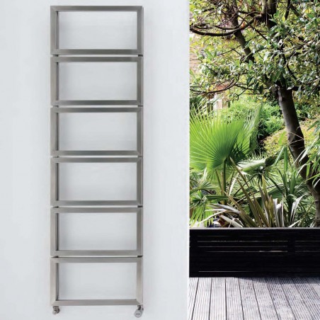 AEON Radiators - Fatih Brushed Stainless Steel Towel Rails