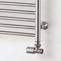 AEON Radiators - Tora Brushed Stainless Steel Towel Rails - Closeup