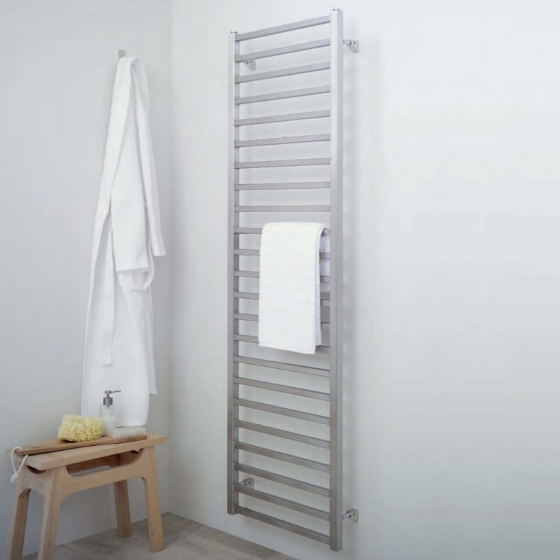 AEON Radiators - Karnak Brushed Stainless Steel Towel Rails