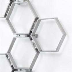 AEON Radiators - Honeycomb Brushed Stainless Steel Radiators
