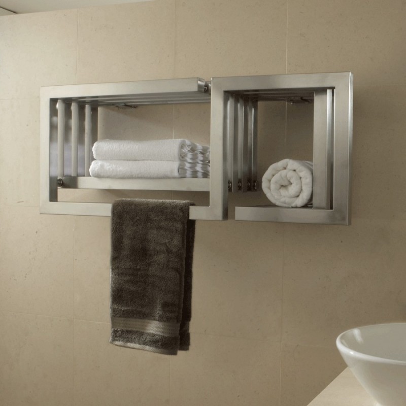 AEON Radiators - S-Type Brushed Stainless Steel Towel Rail