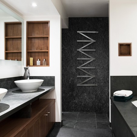 AEON Radiators - Zig Zag E Brushed Stainless Steel Radiator