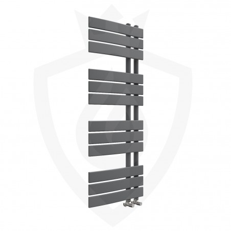 Arabella Anthracite Designer Towel Rail - 500 x 1200mm