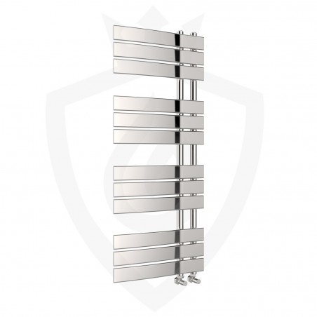 Arabella Chrome Designer Towel Rail - 500 x 1200mm