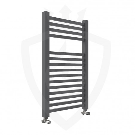 Crown Anthracite Designer Towel Rail - 500 x 800mm