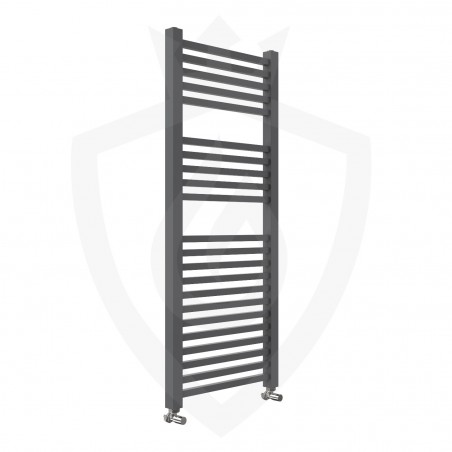 Crown Anthracite Designer Towel Rail - 500 x 1200mm