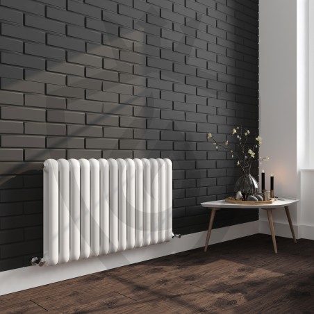 Imperial White Designer Radiator - 853 x 600mm