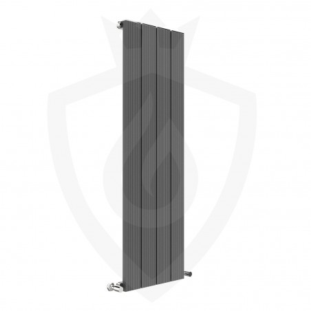 Sovereign Anthracite Aluminium Radiator - 375 x 1200mm