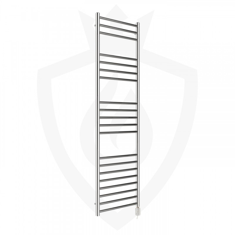 Polished Stainless Steel Towel Rail - 500 x 1600mm - 600w Thermostatic Option