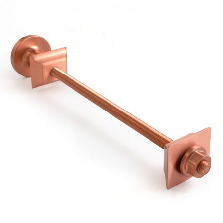 Brushed Copper Luxury Cast Iron Radiator Bracket