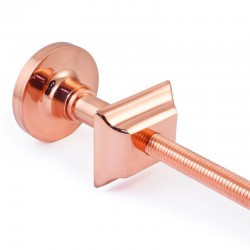 Polished Copper Luxury Cast Iron Radiator Bracket
