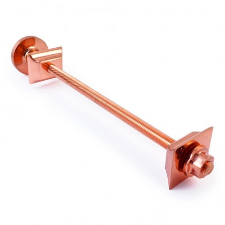 Polished Copper Luxury Cast Iron Radiator Bracket