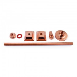 Polished Copper Luxury Cast Iron Radiator Bracket